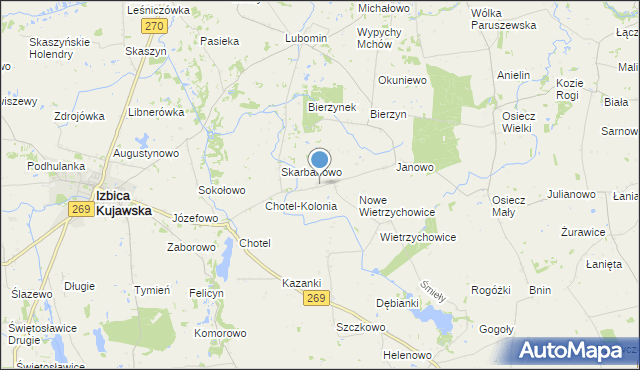 mapa Obałki, Obałki na mapie Targeo